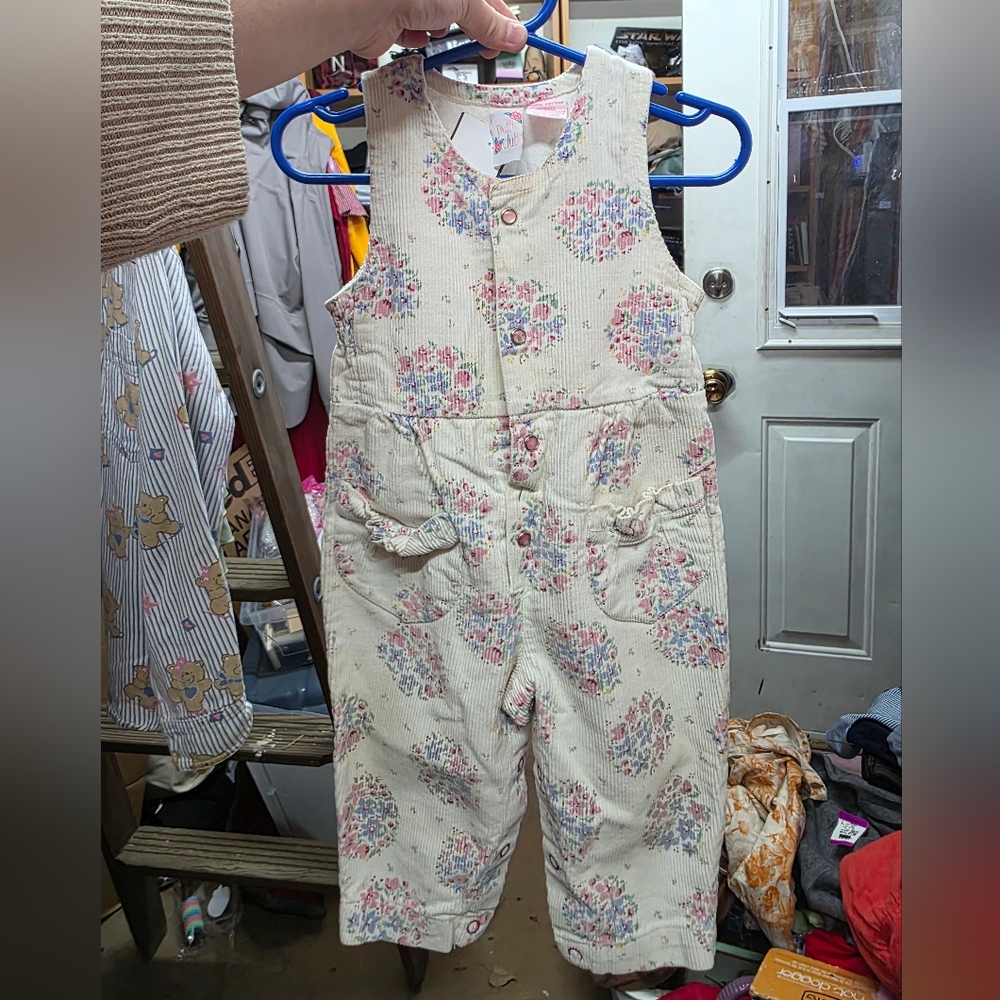 Charming Floral Kids Romper